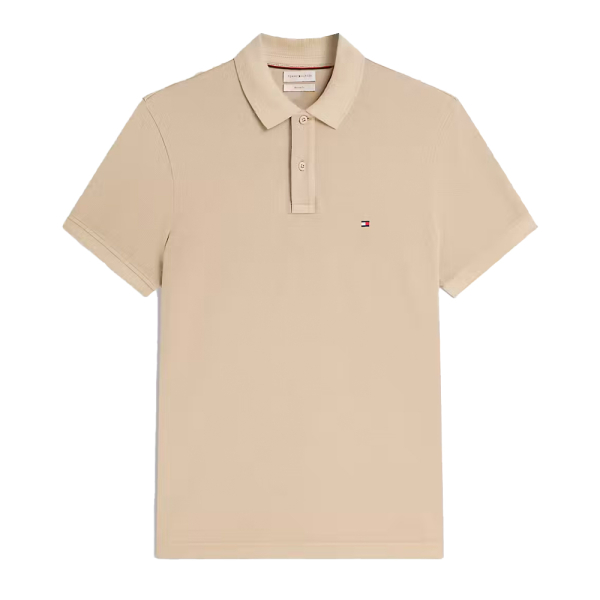 Tommy Hilfiger Polos Beige - POLO TEINTURE EN VTEMENT COUPE RGULIRE - M - Ref 81 €